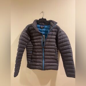 patagonia Ms Down Jacket Men’s Small New With Tags Company Logo